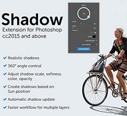 极品PS扩展面板－阴影特效(含高清视频教程)：Shadow - Photoshop Extension